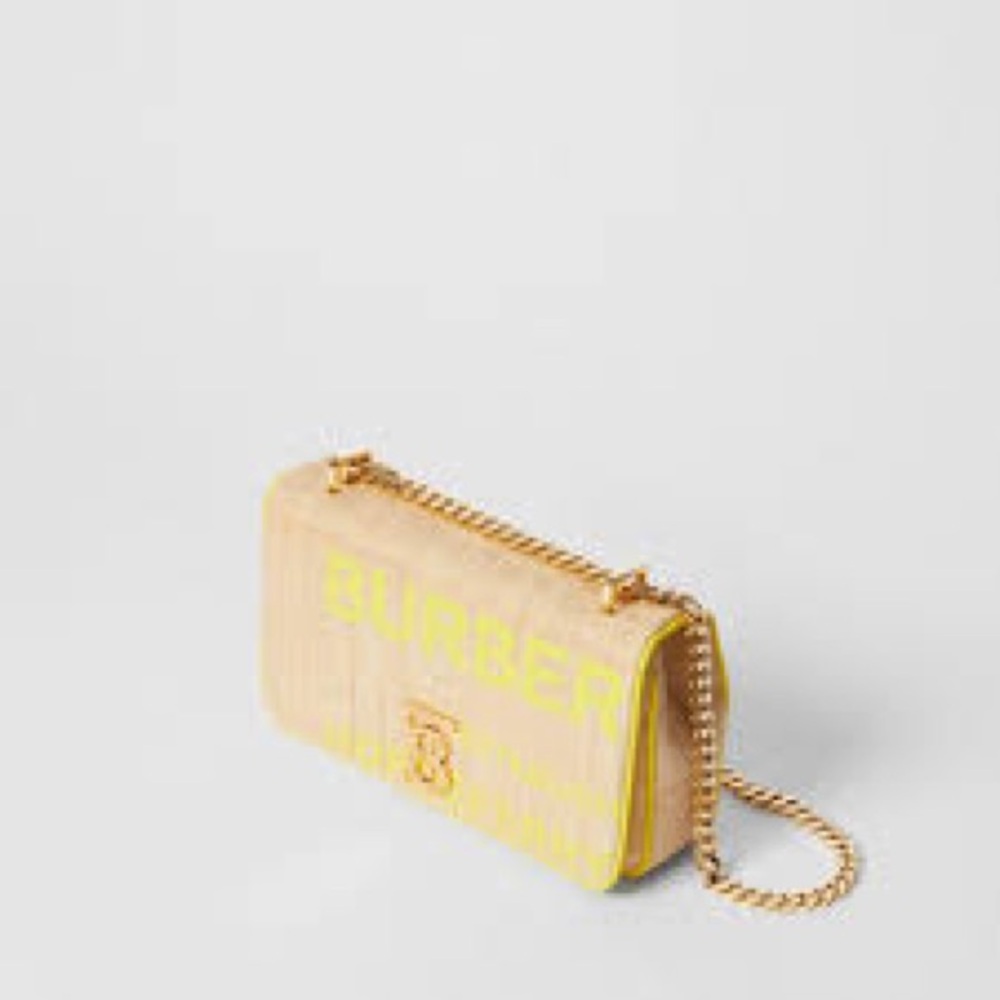 ‼️WOW‼️Burberry Small Lola Rafia crossbody Purse‼️EUC. - Picture 7 of 12